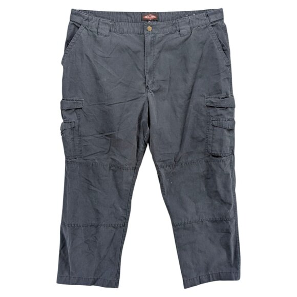 Tru Spec Tactical Cargo Pants Mens Dark Grey Straight Adjustable Waist Sz 46x29 - Picture 1 of 13